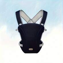 1pc Baby Mesh Backpack Carrier, Cross-Back Design, Adjustable Pressure-Relieving Shoulder Straps, Breathable Mesh For Ventilation, Lightweight Convenient Carrying Solution For Infants & Toddlers - Baby Mesh Breathable Baby Carrier - View 9