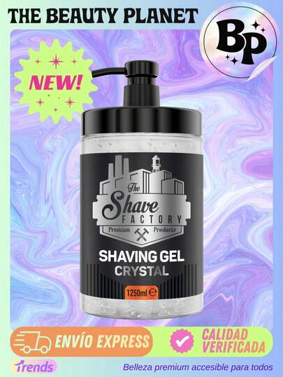 Gel De Afeitado Jumbo The Shave Factory Shaving Gel 1250ml Afeita Sin Irritación Gel De Fragancias Masculinas Para Barberos Profesionales Gel Refrescante