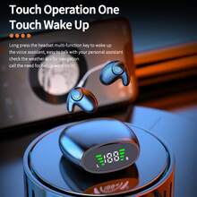 Ultra-Thin Mini Invisible Sleep Earbuds, Wireless Bluetooth Headphones With LED Display, HiFi Sound HD Call For Running & Daily Use - View 5