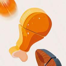 Bộ đồ chơi xếp hình nhà bếp bằng gỗ mới cho trẻ em, bộ đồ chơi cắt rau củ quả, đồ chơi nhập vai tự làm món ăn và đồ tráng miệng thực tế. - Nhiều màu - Xem 10