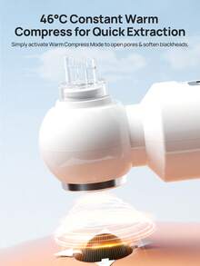 HYUNDAI 六合一现代黑头去除器，三种模式，USB充电式面部毛孔清洁器，护肤美容工具 - 查看 4