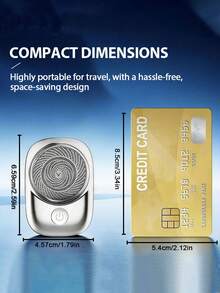 SKYWORTH Máy cạo râu điện mini USB, dao cạo cầm tay mạnh mẽ cho nam nữ, sạc USB-C, chống nước IPX7 dùng khô và ướt, kích thước bỏ túi nhẹ cho du lịch văn phòng công tác - Nhiều màu - Xem 4