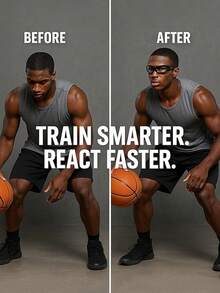 Kính tập luyện rê bóng nhẹ, có thể điều chỉnh, giúp tránh cúi đầu, thiết bị hỗ trợ tập luyện bóng rổ dành cho cả nam và nữ, thiết kế công thái học giúp cải thiện độ chính xác và tư thế, phụ kiện dụng cụ tập luyện bóng rổ. - Nhiều màu - Xem 5