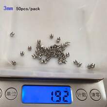 50/100pcs/Pack 3-10mm 4 Claw Cone Spike Rivets Studs Spots Nailhead Punk Rock DIY Leather Craft For Clothing Bag Shoes Parts Decoration - A - View 45