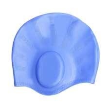 1 pieza Gorro de natación profesional de silicona impermeable - Diseño de doble cobertura de oreja, adecuado para adultos y cabello largo, antideslizante, esencial para entrenamiento/spa - A - Ver 11