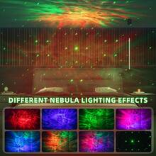 Astronaut Hugging Moon For Galaxy Night Light With 8 Modes, Remote Control & 360° Rotation - USB Powered LED Star Projector For Bedroom Decor, Game Room, Home Theater Ceiling - Perfect For Christmas & Halloween - Star - View 6