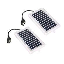 1pc 5V Portable Solar Panel, Outdoor Emergency Charging Board (Battery Not Included), Suitable For Outdoor Camping Phone Charging Devices - Multicolor - View 13