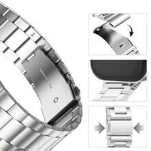 1pc Stainless Steel Watch Band Suitable For Huawei Watch Fit3/4/4Pro/5/Pro, Metal Bracelet Strap Suitable For Huawei Fit4/Fit4Pro/Fit3/Fit5/Fit5Pro, Premium Gift For Men And Women - Multicolor - View 5