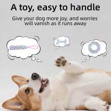 4-Piece Plaid Pet Doll Set: Chew-Resistant Rope Toys Including Bone, Ring, Braided Stick For Dental Care, Stress Relief And Interactive Play. , Handmade Pet Supplies. - Multicolor - View 4