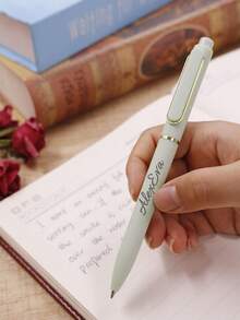 Customized Name Pen, Personalized Teacher Pen, Back To School Supplies, Customized Ballpoint Pen, Customizable Writing Pen, Suitable For Birthday Gift, Teacher's Day Gift, Anniversary Gift, Graduation Gift, Back To School Gift, Available In Multiple Colors, For Children, School, Students, Friends, Men, Women, Family, Business, Work, Office - Style a - View 5