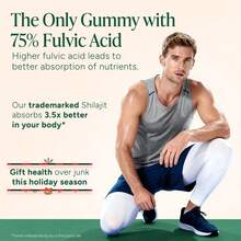 Root Labs Alpha 10-In-1 Shilajit Gummies 4000 Mg | New Year New Me Edition | Start 2026 Strong | Energy, Stamina & Focus | Zero Sugar | KSM-66 Ashwagandha, Tongkat Ali, Maca | Vegan | 60 Count | Transform Your Health Goals - 300克 - 查看 3