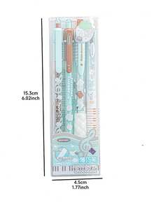 Bộ 4 bút bi mực gel vị dâu sô cô la, ngòi 0.5mm, mực đen khô nhanh, gồm 1 bút có mùi sô cô la và 1 bút có thể tẩy, món quà lý tưởng cho bé gái và học sinh nhân dịp năm học mới. - bút gel - Xem 9