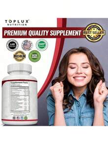 Blood Sugar Complex Supplement |   Supports Healthy Blood Sugar Levels (Already In Normal Range) |   Natural Blend With Cinnamon, Bitter Melon, Chromium & More |   Non-GMO |   60 Capsules - 3 件裝 - 查看 4