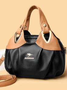 Luxury Soft Leather Handbags Designer Retro Crossbody Bags For Women 2026 New Large Capacity Ladies Shoulder Messenger Bag Sac - Black - View 3