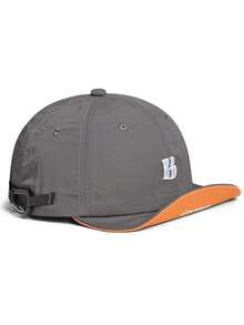 1pc Unisex Retro Streetwear Baseball Cap, Breathable Quick-Dry Adjustable Soft Brim Hat With Letter Embroidery & Contrast Trim, Suitable For Daily Wear - A - View 14