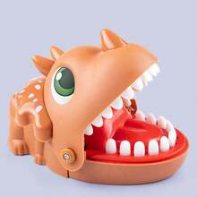 Funny Prank Toy: Triangular Dinosaur Bite Finger Toy, Big Mouth Crocodile Dinosaur Toy, Interactive Toy For Children, Triangular Dinosaur Prank Toy - Multicolor - View 10