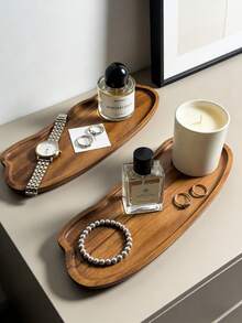 1 Khay đựng trang sức hình đám mây trang nhã bằng gỗ, món quà hoàn hảo cho sinh nhật và Ngày của Mẹ. - Màu Khaki - Xem 9