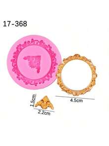 1 khuôn silicon kiểu Baroque, khuôn silicon khung ảnh mini, thích hợp để trang trí bánh cupcake, bánh kem, kẹo sô cô la, đất sét polymer, kẹo cao su. - Nhiều màu - Xem 13