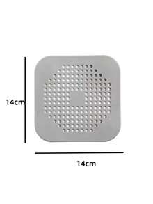 1个毛发收集过滤器，水槽排水塞，浴缸淋浴排水盖，硅胶厨房除臭塞，厨房水槽排水盖过滤器，浴室硅胶毛发收集器排水盖，家居浴室装饰，秋季，返校季 - 淺灰色 - 查看 5