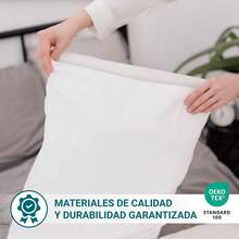 Ecommerc3 Pillowcase Pack Of 2, Cotton, 45x100 Cm, Flap Closure, Wide Variety Of Colors - 白色 - 查看 4