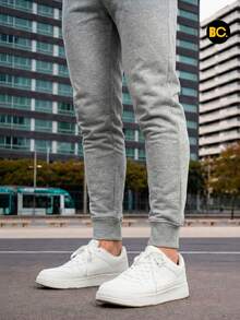 BIG CITY Jogger Deportivo De Moda Pants Para Hombre Slim Fit Strech - Gris - Ver 5