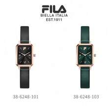 FILA 38-6248 Green Square Dial Quartz Watch Leather Strap 30M Waterproof Light Luxury Ladies Wristwatch - one-size - View 4