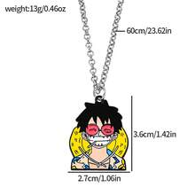 1 pieza Colgante llavero de Luffy del Sombrero de Paja de One Piece. Es una decoración de bolso única y con estilo. Es un colgante de aleación de Monkey D. Luffy adecuado para uso diario o como regalo. - llavero de dibujos animados - Ver 19