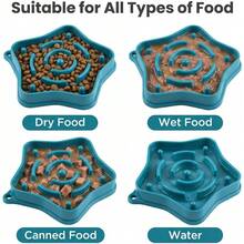 Pet Slow Feeder Bowl For Small Dogs Puzzle Feeder Anti Choking Slow Eating 350ML Capacity Free Small Size - 100ml - View 4