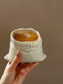 420ml Canvas Bag Cup, Creative Coffee Cup With Latte Art, Elegant Office Water Cup, Minimalist Handgrip Ceramic Cup For Home Snacks - Multicolor - View 10