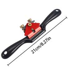 1 pieza Cepillo de carpintería ajustable - Herramienta de mano compacta para alisar y recortar, cuchillas afiladas y duraderas con agarre ergonómico (Mejoras de muebles DIY, decoración del hogar y proyectos de artesanía) - Cepilladora de madera de doble alambre de 9 pulgadas - Ver 5
