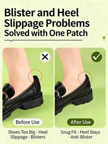 Soft Silicone Anti-Friction Heel Cushion Pads, Suitable For Women's High Heels, Women's Shoes, Men's Sneakers, Men's Dress Shoes, Daily Wear, Back To School, Women's Boots Accessory, Outdoor, Sports, Travel, Home, Office, School, Holiday Gifts - A-transparent - View 5