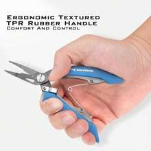 KastKing Intimidator Fishing Pliers, Corrosion Resistant Polymer Coated Fishing Tools, Tungsten Carbide Cutters, Saltwater Resistant Fishing Gear - ColorA - View 5