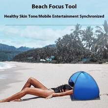 Lều che nắng di động gấp gọn, chống gió, chống cát, lều mini che nắng tự động mở nhanh, lều bãi biển mùa hè, mái che đầu khi tắm nắng. - Nhiều màu - Xem 4