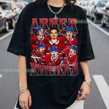 Arber Xhekaj Shirt, Arber Xhekaj Tee,  Arber Xhekaj Tee, Rap Hockey Tee, Canadiens Hockey Shirt - 黑色 - 查看 6