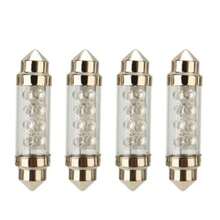 GLANBERT 2pcs/Set 42mm 8 LED Car Interior Light C5W 239 Dome Light Bulb, Blue/White/Red, Auto Accessories - Double-pointed 8LED - View 13