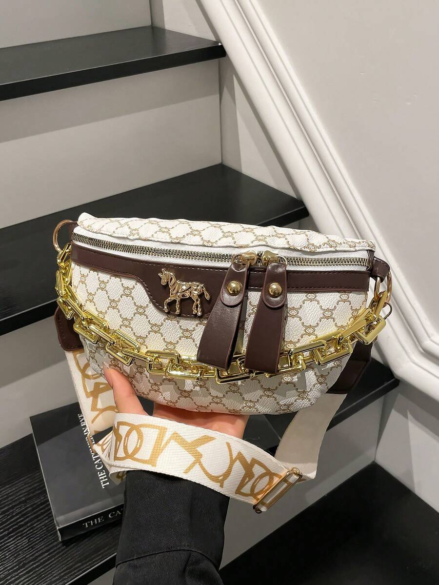 2026 New Fashion High-Quality Chain Chest Bag, Waist Bag, Unique Shoulder Strap Crossbody Bag For Women