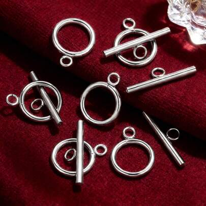 5 Sets Of Stainless Steel 11mm Small OT Clasp Chain Closing Clasp DIY Jewelry Accessories Bracelet Necklace Connector