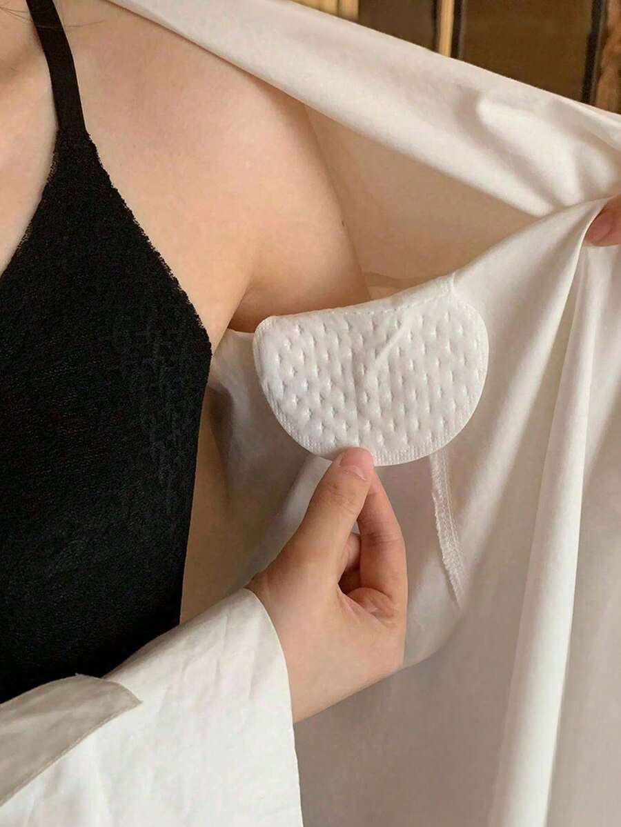 100pcs/Pack Underarm Sweat Pads, Unisex Disposable Sweat Absorbing Pads, Comfortable Seamless Design, Allow Skin Breathability, Suitable For Music Festivals, Valentine's Day, Summer Outdoor, Odor Removal