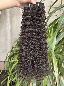 26 Inch Curly Hair Extensions - 16 Clips Natural Thick Synthetic Fiber Wavy Hair Pieces, Clips, Instantly Add Volume & Length, Heat Resistant Fiber, Multiple Colors Available - Multicolor - View 9