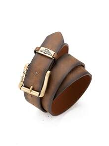 1pc New Buckle PU Leather Belt, Minimalist Casual Unisex Design, Suitable For All Seasons Daily Wear Or Gift - BH1012 - View 22