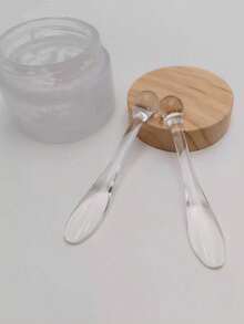 3pcs Makeup Spatula, Face Mask Mixing Spoon, Absorption Roller DIY Beauty Tools - Multicolor - View 3