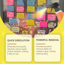 多用途胶水去除剂，可干净无痕地去除胶水、贴纸、双面胶带 - 液體 - 查看 2