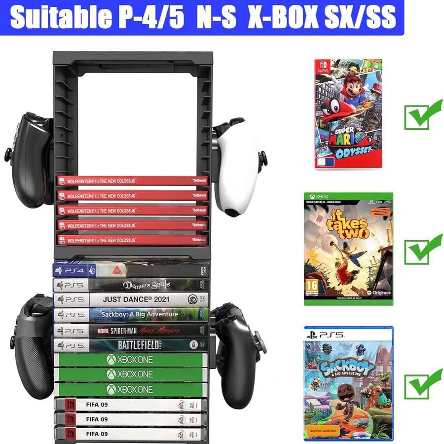 Multi-Function Receive Stents For PS.5/PS.4/Switch/Xbo.X Dish Rack Game Controllers Receive Stents - View 1