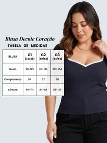 Women's Plus Size Blouse, Sweetheart Neck, 3/4 Sleeve, Irregular Fabric, Everyday Summer - Navy Blue - View 6