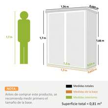 Outsunny Almacenamiento al aire libre - A - Ver 7