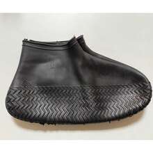 1双橡胶防水加厚防滑鞋套，便携式防水鞋套，鞋子保护套，雨鞋套，可重复使用的橡胶乳胶防护套，男女通用，户外雨雪泥泞靴套，全天候防滑装备，园艺鞋套，医院探视必备品 - 彩色 - 查看 11