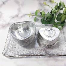 Bộ 50 chiếc giấy lót bánh cupcake bằng nhôm, cốc nướng bánh muffin dùng một lần, chống dính, dùng cho tiệc tùng. - Bạc - Xem 8