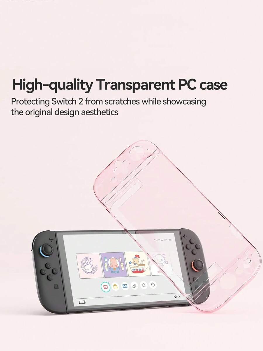 GeekShare Estuche rígido compatible con Switch 2 (2025), funda protectora antiarañazos y desmontable para Switch 2 con Joy-Con extraíbles - Ver 1