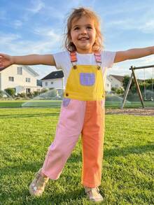 Tween Boys Denim Overalls & Jumpsuits - 紫色 - 查看 7