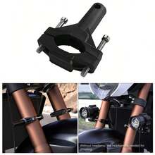 Motorcycle Front Suspension Reinforcement Extension Bracket, Compatible With Front Bumper For Auxiliary Light Installation, Built-In Multi-Function Pipe Fixing Position, Neat Wiring, Sturdy And Durable For Motorcycle Enthusiasts Upgrade And Modification - Motorcycle Shock Absorber Bracket - View 10